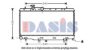 AKS DASIS 350005N Radiator, engine cooling